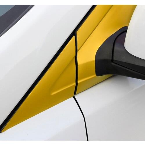 Auto Window Frame ABC Pillar Trims Carbon Fiber Protection Film Sticker Decal Car Styling For Hyundai Solaris Verna Accessories