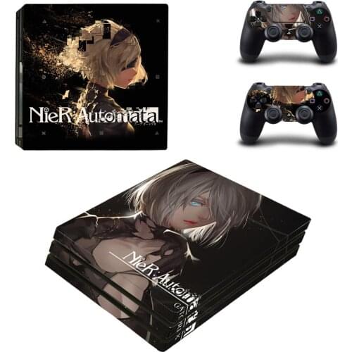 NieR Automata PS4 Pro Stickers Play station 4 Skin Sticker Decal For PlayStation 4 PS4 Pro Console & Controller Skins Vinyl