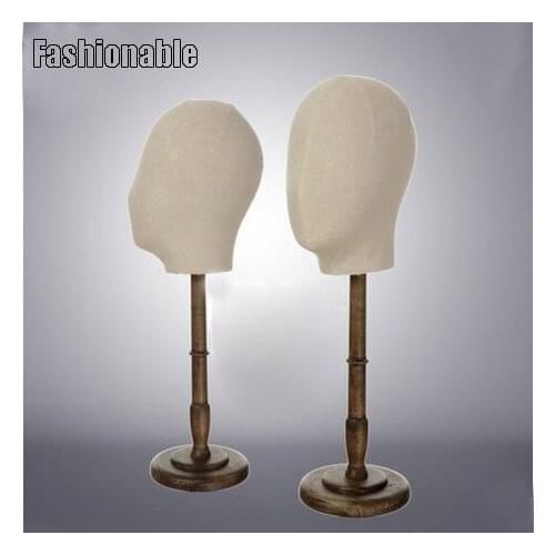New Style High Quality Fashionable Fabric Head Manikin Head Mannequin Factory Direct Sell