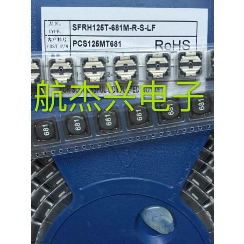 Original New 100% SFRH125T-681M 12*12*5 680UH SMD shielding power inductor CDRH125-681M