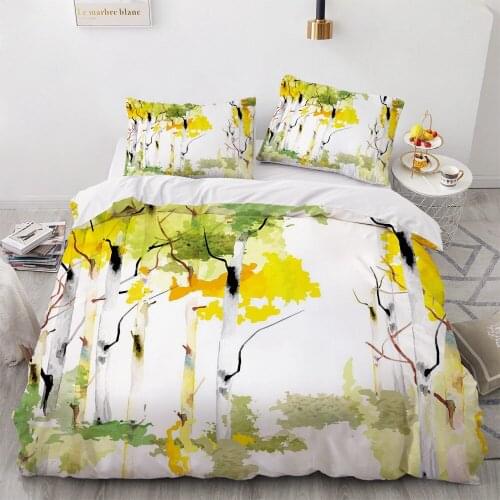 3D Bed Linens Duvet Cover Sets Quilt Covers Pillow Shams Bedclothes Bedding Sets Queen Full Twin Nordic Flower Home Textile