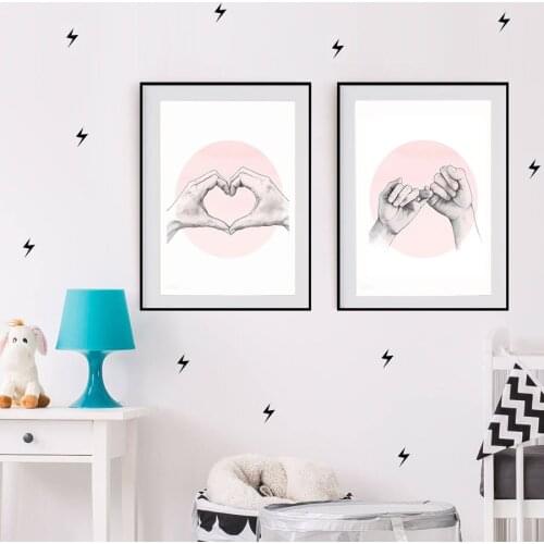 Mr Love Mrs Poster Nordic Canvas Painting Figure Scandinavian Wall Art Pictures For Living Bed Room Modern Home Decorative Prins