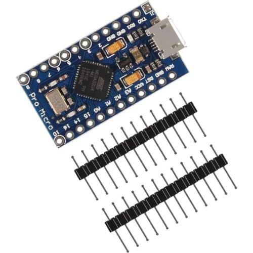 Pro Micro ATmega32U4 5V/16MHz Module Board with 2 Row pin Header for arduino Leonardo Replace ATmega328 Pro Mini