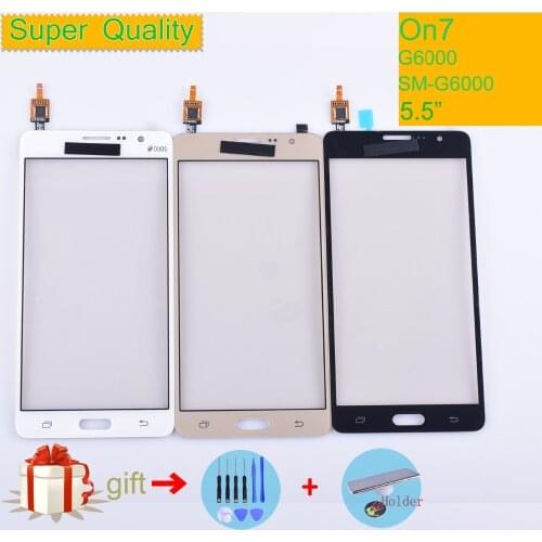 AAAAA For Samsung Galaxy On7 G6000 SM-G6000 Touch Screen Panel Sensor Digitizer Glass Touchscreen NO LCD black white gold