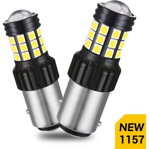 2X No Hyper Flash 1157 bay15d LED Canbus 3157 1156 LED White/Amber/red LED Bulbs For Daytime RunningTurn Signal Reverse Light