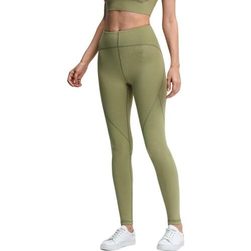 UA_ROCK 2021 New Fitness Legging Womens Tight High-Waist Push Hip Nude Trousers Gym Training Quick Dry Sports Yoga Pants