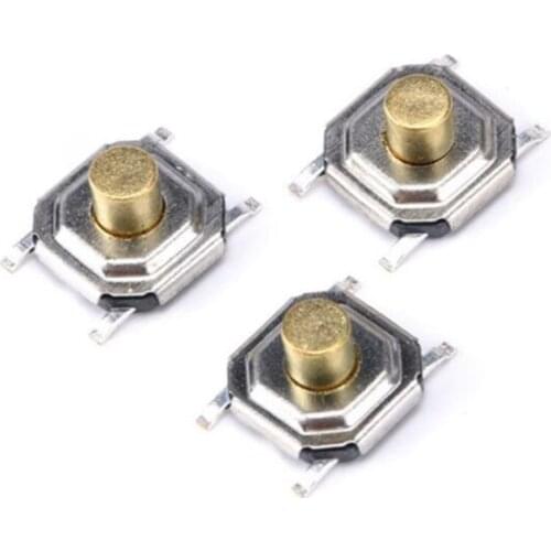 200PCS/1LOT 4*4*1.5/3.0MM SMD Touch Tact Micro Key Switch Waterproof Copper Head