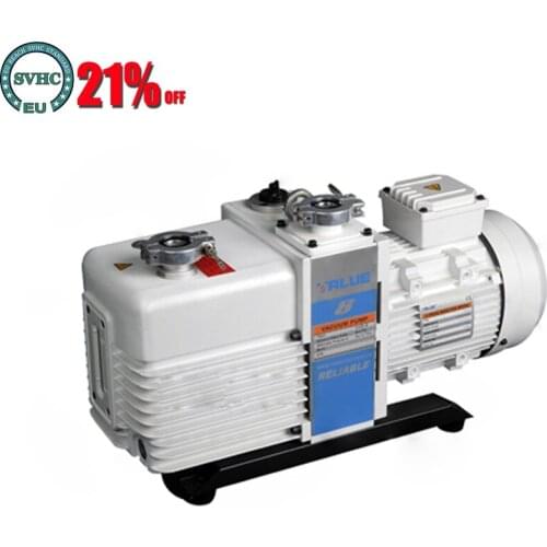 220V/380V Single-phase/three-phase Two-stage rotary vane workshop Vacuum pump Mechanical pump Electric Suction Pump 0.4/0.37KW