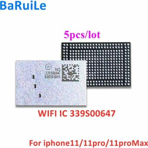 BaRuiLe 5pcs 339S00647 WIFI WI-FI /BT IC U_WLAN_W for iphone 11/11 Pro/11 Pro Max