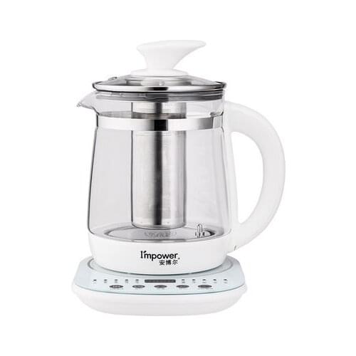 White Electric Water Kettle Health Pot Glass Glass Brew Tea Electric Kettle Coffee Thermal Bouilloire Eco Friendly EH50EK