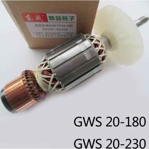 Boutique AC 220V Drive Shaft Electric Hammer Angle grinder Rotor for Bosch GWS20-180 / GWS20-230, High-quality