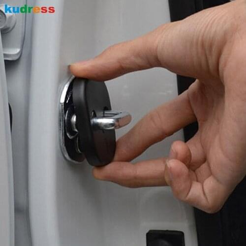 For Jeep Grand Cherokee 2011 2012 2013 2014 2015 Door Lock Bucke Catch Cover Black Plastic Door Locks Decoration 4Pcs/ Set