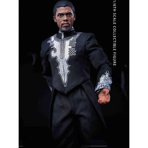 For Collection 1/6 Scale Male Figure Black Male Wakanda King Full Set Action Figure With Head Body Clothes Model for Fans Gifts