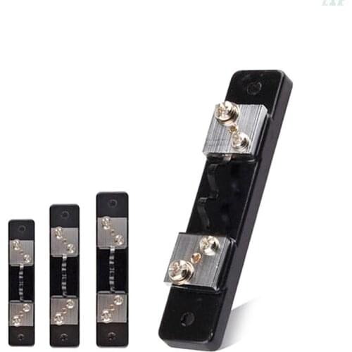 FL-2 DC Current Shunt 10/15/20/30/50A 75mV Shunt Resistor for DC Current Meter Ammeter F1FC