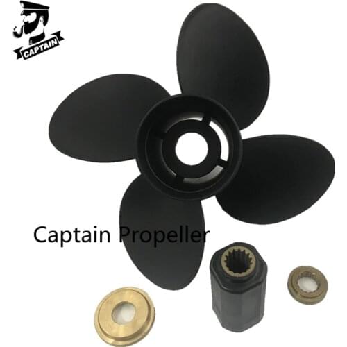 Captain Propeller 12.5X19 Fit Mercury Outboard Engine 50HP 75hp 80hp 90hp 100hp 115hp 125hp 150HP 15 Tooth Spline 48-8M8026600