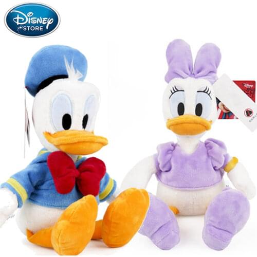 Disney Hot Plush Toys Donald Duck And Daisy Animal Stuffed PP Cotton Soft Doll Birthday Christmas New Year Presents For Kids