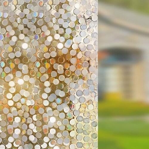 45x100cm Dot Sequins Frosted PVC Static Cling Glass Window Films Decoration Film Stickers Privacy Bathroom Decor