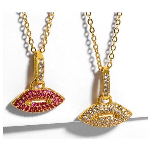 Dli33 multicolor micro pave cz zircon cubic zirconia necklace copper Clavicle gold plated Snake Chain Choker Pendant