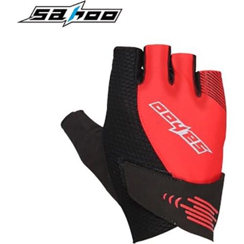 SAHOO Mens Cycling Gloves Half Finger Bicycle Gloves Bike Gel Pad Racing Biking Gloves MTB Road Motorcycle Outdoor Sport Gloves