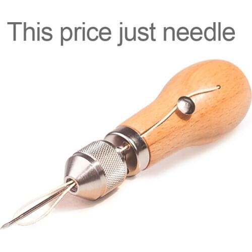 4/5/8/S Sewing Awl Kit Spare Needle,Leather Crafts Straight Short Straight Curved Needles for Hand Sewing Machine Accessories