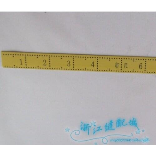 Plastic Ruler Imitation Bamboo Ruler Amount Of Clothing Foot Chinese Chi Ruler Sewing Machine Parts