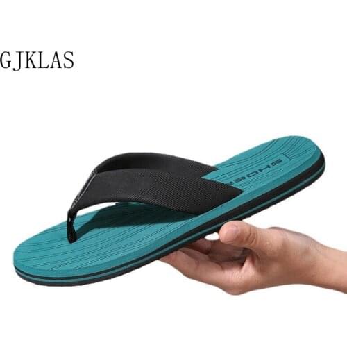 Beach Slippers for Men Casual Flip Flops Summer Shoes Man Bathroom Slippers Non Slip Comfortable Mens Slippers Outdoor Shoes