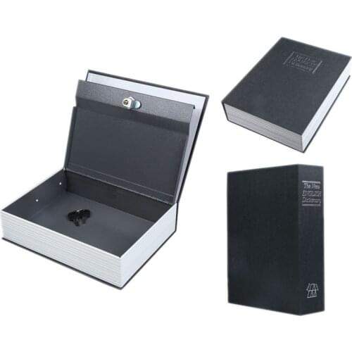 Secret Box Book Safe with Key Lock Money Jewelry Safty Collection Case Household Locker Storage Box Cash Secure Boxes