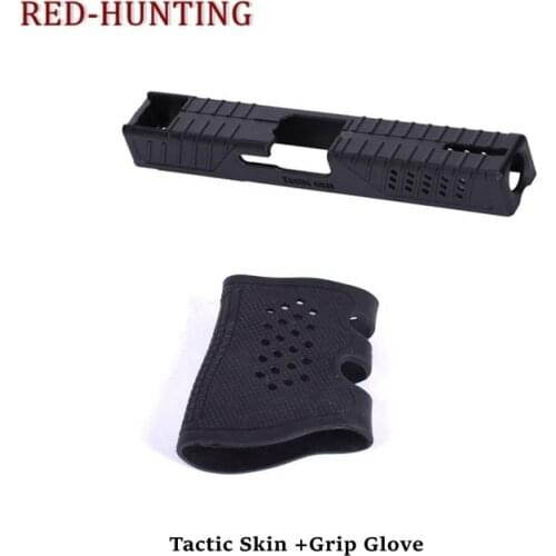 Glock 17 Rubber Grip Hunting Paintball GLOCK Case Defense Upgrade Polymer Slide Cover