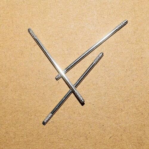 10/100pcs 1.5x37mm both end Roving shaft Knurled/rc car robot ship DIY toy technology model parts/baby toys/h1.5x37