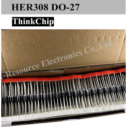 20pcs) HER308 DO-27 3A 1000V Fast Recovery Diodes