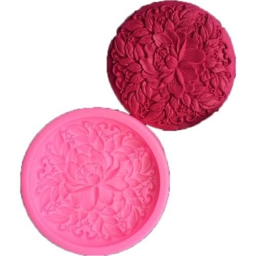 3D Rose Flower Silicone Mold Gum Paste Fondant Cake Decorating Sugarcraft Baking Tools FM1021