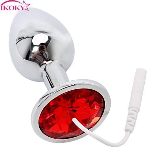 IKOKY Medical Themed Toys Sex Toys for Men Women Therapy Massager Masturbation Electro Butt Plug Electric Shock Anal Plug