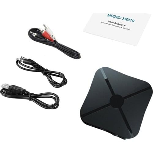 Audio Transmitter Receiver TV Computer Speaker Car Adapter 3.5mm 2-in-1 for Home Sound SystemTV Headphone