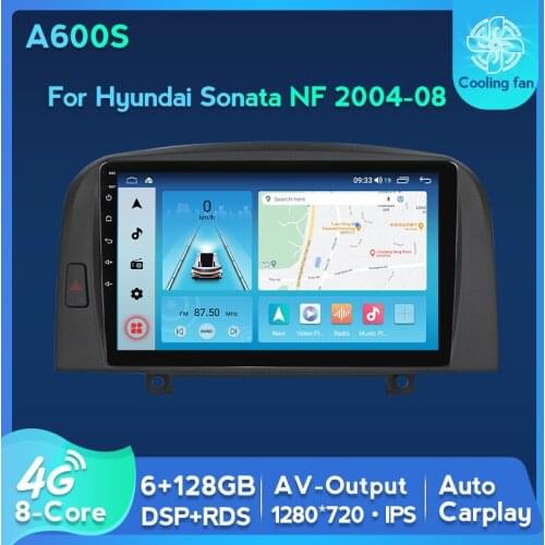6G+128G 4G LTE DPS Android 11 For Hyundai Sonata NF 2004-08 Car Radio Auto Multimedia DVD Player GPS Navigation Auto carplay