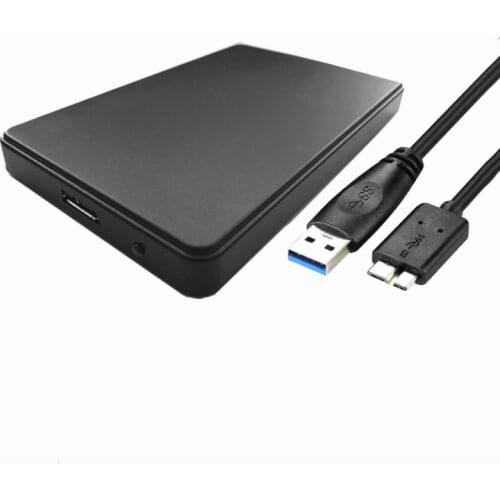 HDD Box SSD Hard Drive 2.5 inch USB 3.0 2.0 Adapter Support 2TB HD External Type Enclosure Disk Case For WIndows Mac Connectors