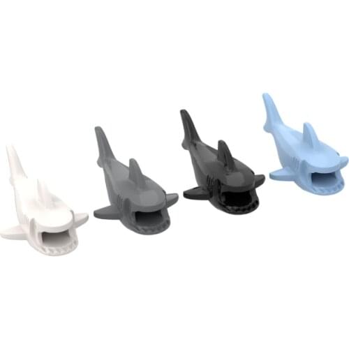 BuildMOC 14518 Shark For Building Blocks Parts DIY Educational Creative gift Toys