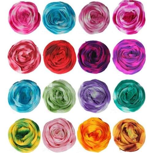 Bicolor Tensile stocking Is 1.6M 30pcs/lot Nylon Flower Stocking Making Accessory Diy Material Wedding Decorative Flower Supply