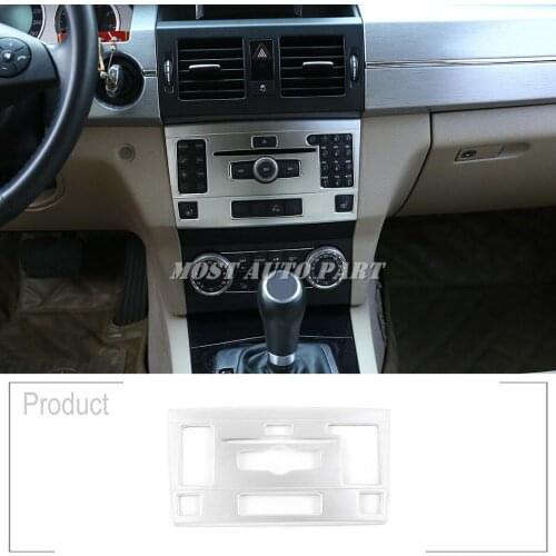 ABS Plastic Chrome Interior Volume Mode Button Frame Trim For Mercedes Benz GLK X204 2010-2012 1pcs Car Decoration Car Trim