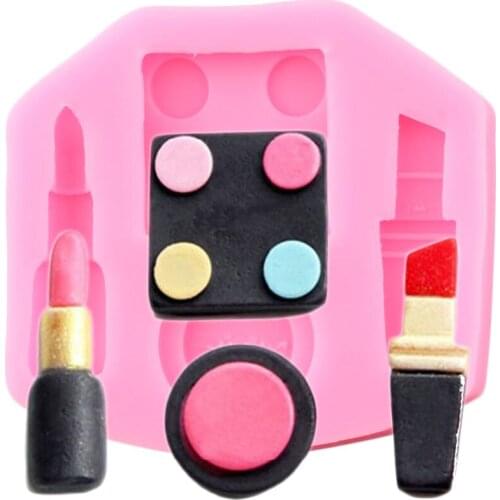 Makeup Tools Lipstick Silicone Molds Fondant Cake Decorating Tools Cookie Baking Candy Polymer Clay Chocolate Gumpaste Moulds