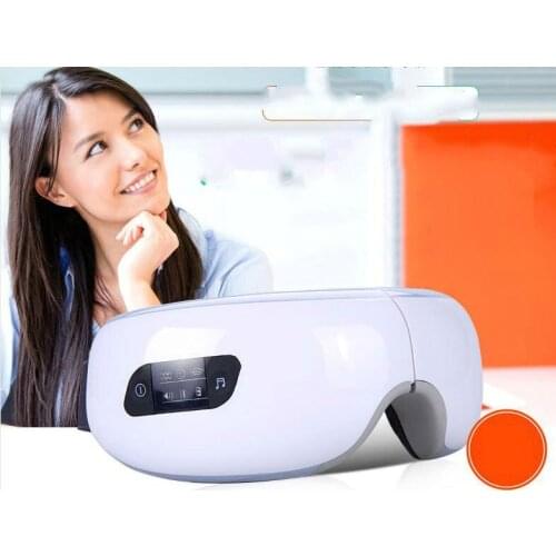 Electric Air pressure Eye massager with mp3.Wireless Vibration Magnetic heating therapy massage device.myopia care glasses