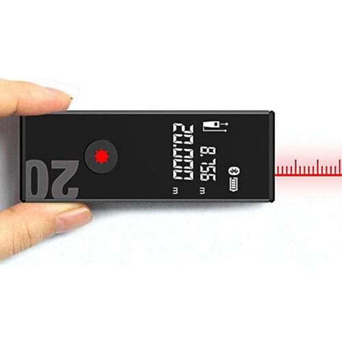 Mini Laser Distance Meter 40m Rechargeable Bluetooth Laser Rangefinder High Precision Battery Range Finder Portable Measuring