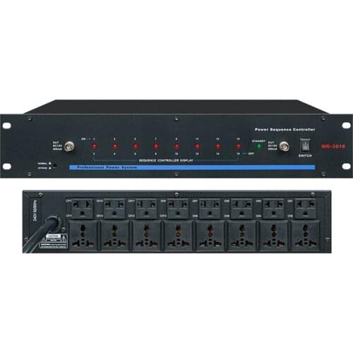 MR-3016 power supply sequence automatic power strip effective protection switch to improve stability 16 socket current regulator