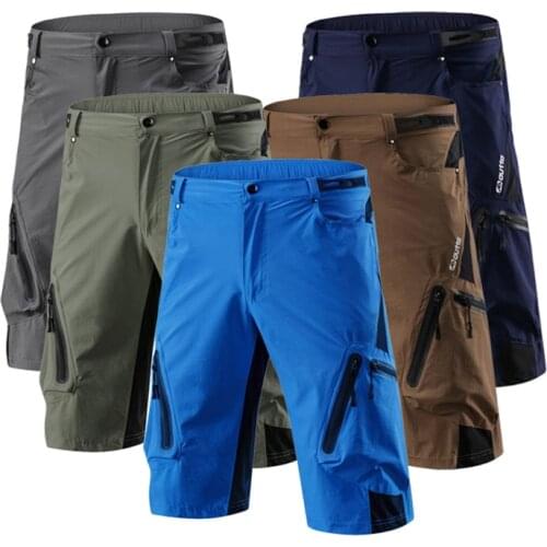 MenS Cycling Shorts Quick-Drying Breathable Loose Outdoor MTB Mountain Bike Shorts Sports Running Bicycle Riding Shorts