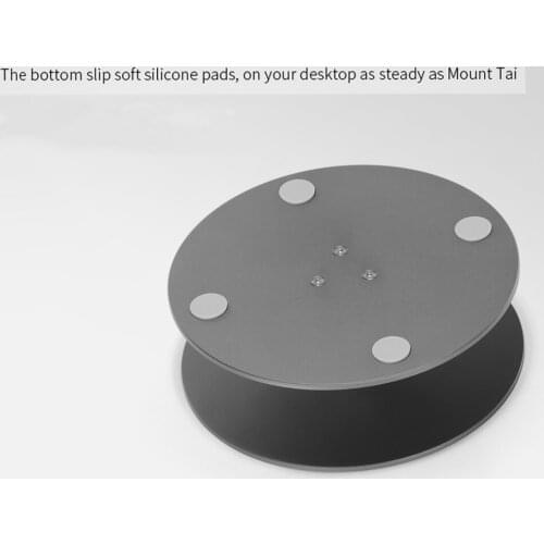 For HomePod mini Smart Speaker Accessories Aluminum Alloy Portable Desk Holder Organizer Simple Stand Anti-Scroll Base