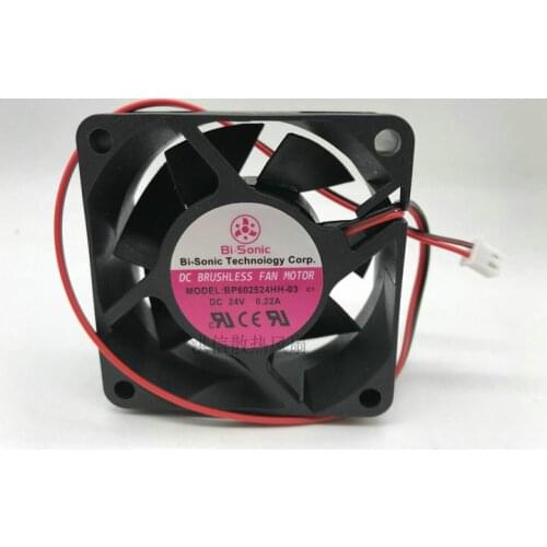 New Bi sonic bp602524hh-03 6025 24V 0.22a inverter cooling fan