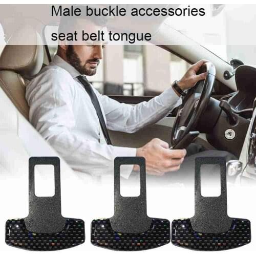 General Metal Car Seat Belt Buckle Alarm Stop Clamp Warning Interior Accessories Stop Car Eliminator U7S2