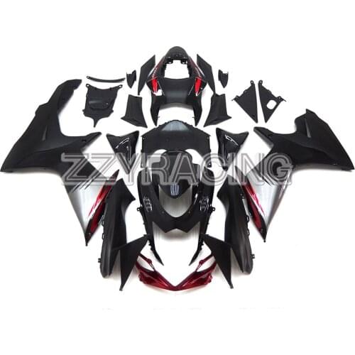 Full Motorcycle Fairings Kit for Suzuki GSXR600 GSXR750 K11 2011 2012 2013 2014 2015 2016 ABS Plastic Body Work Black Red Silver