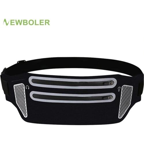 Trail Running Bag Waterproof Running Waist Bag Reflective Fanny Pack Men Women Jogging Marathon Belt bag Gym Fitness Bag