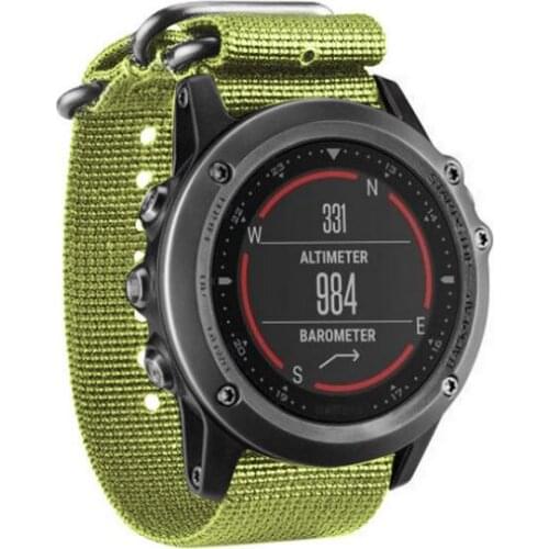 Smart Watch Band For Garmin Fenix3 Luxury Nylon Watchbands For Garmin Fenix 5X Watch Wriststrap 26mm Watch Replacement Band