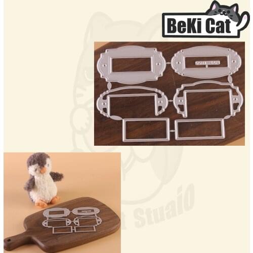 Cutting die Label Frames set Stencils for DIY Scrapbooking photo album Decorative DIY Paper Cards